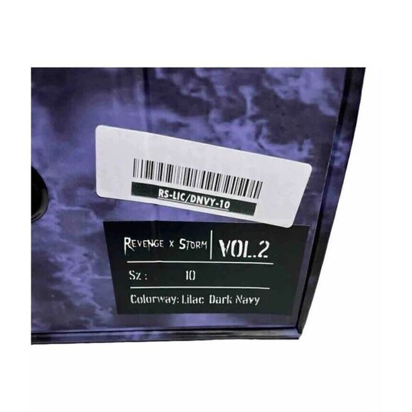 Revenge x Storm Vol. 2 Men Sz 10 High Top Lilac Dark Navy Brand NEW OG ALL - Picture 4 of 13